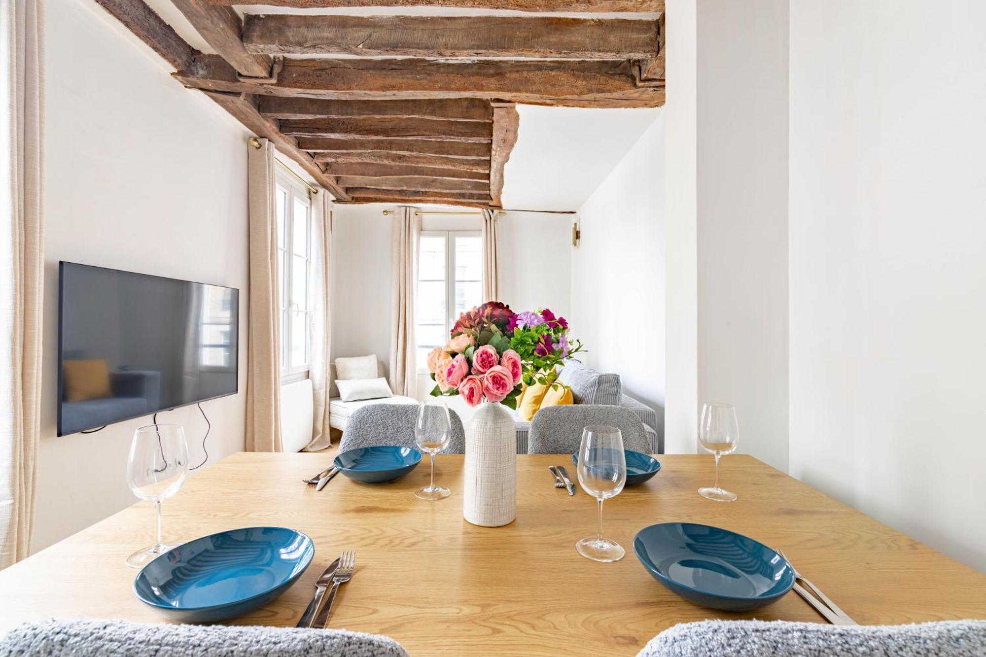 Appartement Quartier Fontaine Chatelet Les Halles Free Netflix Paris Extérieur photo